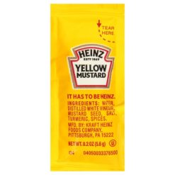 Heinz Mustard Single Serve, 0.2 Ounce, 1000 Per Case | SKU: 342430 | UPC: 013000530705