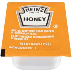 Heinz Honey, 12 Grams, 200 Per Case | SKU: 382124 | UPC: 013000544108