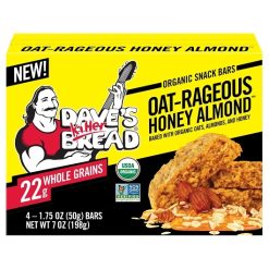 Dave s Killer Bread Organic Oat Honey Almond Bar, 1.75 Ounce, 48 Per Case | SKU: 764339 | UPC: 013764001190