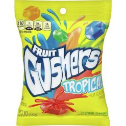 Gushers Tropical Fruit Flavored Snacks, 4.25 Ounce, 48 Per Case | SKU: 751003 | UPC: 016000170315