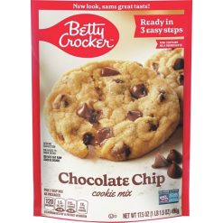 Betty Crocker Chocolate Chip Cookie Mix, 17.5 Ounces, 12 Per Case | SKU: 398841 | UPC: 016000306509