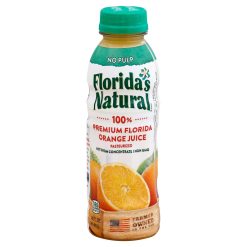 Florida s Natural Orange Juice, 14 Fluid Ounce, 12 Per Case | SKU: 591046 | UPC: 163001664593