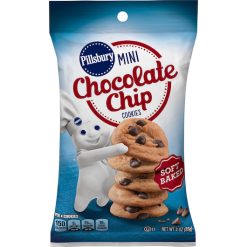 Pillsbury Mini Soft Baked Chocolate Chip Cookies, 3 Ounce, 6 Per Box. 9 Per Case | SKU: 587026 | UPC: 018000322749