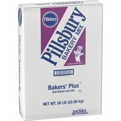 Pillsbury Red Velvet Cake Mix, 50 Pound | SKU: 555960 | UPC: 018000343935