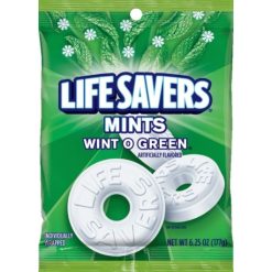 Lifesavers Wint-O-Green Candy, 6.25 Ounces, 12 Per Case | SKU: 385329 | UPC: 019000085047