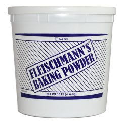 Fleischmanns Double Acting Baking Powder, 10 Pounds, 4 Per Case | SKU: 428365 | UPC: 019900027123