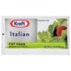 Kraft Fat Free Italian Dressing Single Serve, 0.44 Ounce, 200 Per Case | SKU: 377791 | UPC: 021000649648