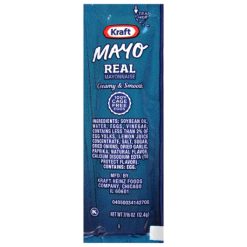 Kraft Real Mayonnaise Single Serve, 12 Gram, 500 Per Case | SKU: 377634
