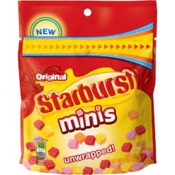 Starburst Original Minis Stand Up Pouch, 8 Ounces, 8 Per Case | SKU: 580100 | UPC: 022000201614