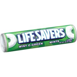 LifeSavers Wint O Green Mint, 0.84 Ounces, 20 Per Box, 15 Per Case | SKU: 407087 | UPC: 022000210661