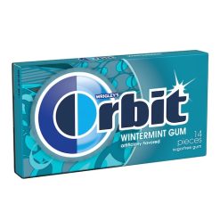 Orbit Winter Mint Gum, 14 Piece, 12 Per Box, 12 Per Case | SKU: 461957 | UPC: 022000214881