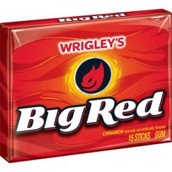 Big Red Single Serve Gum, 15 Piece, 10 Per Box, 12 Per Case | SKU: 487028 | UPC: 022000217370