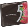 Five Sour Strawberry Gum, 15 Piece, 10 Per Box, 12 Per Case | SKU: 612574 | UPC: 022000219473