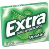 Extra Sugarfree Spearmint Gum, 15 Sticks, 10 Packs Per Box, 12 Boxes Per Case | SKU: 487029 | UPC: 022000220370