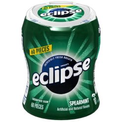 Eclipse Spearmint Gum Big-E Pack Tray , 60 Piece, 4 Per Box, 4 Per Case | SKU: 499162 | UPC: 022000226655