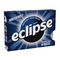 Eclipse Single Serve Winterfrost Gum, 18 Piece, 8 Per Box, 18 Per Case | SKU: 551386 | UPC: 022000237811
