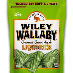 Wiley Wallaby Green Apple Liquorice, 10 Ounce, 10 Per Case | SKU: 633289 | UPC: 022224211123
