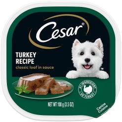 Cesar Canine Cuisine With Turkey In Meaty Juices, 3.5 Ounce, 24 Per Case | SKU: 530076 | UPC: 023100014074