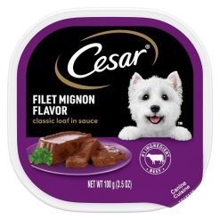 Cesar Dog Food Canine Cuisine Filet Mignon In Sauce, 3.5 Ounce, 24 Per Case | SKU: 529840 | UPC: 023100017792