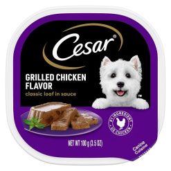 Cesar Dog Food Canine Cuisine Grilled Chicken In Sauce, 3.5 Ounce, 24 Per Case | SKU: 529842 | UPC: 023100024523