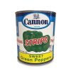Cannon Green Strip Peppers, 6 Ounce, 6 Per Case | SKU: 352549 | UPC: 023709100260