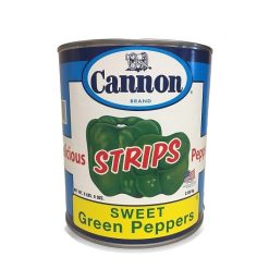 Cannon Green Strip Peppers, 6 Ounce, 6 Per Case | SKU: 352549 | UPC: 023709100260