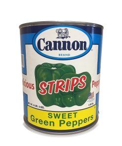 Cannon Green Strip Peppers, 6 Ounce, 6 Per Case | SKU: 352549 | UPC: 023709100260
