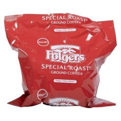 Folgers Regular Special Roast Coffee Filter Pack, 0.9 Ounce, 160 Per Case | SKU: 437254 | UPC: 025500069005