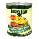 Lucky Leaf Cheddar Cheese Sauce, 106 Ounces, 6 Per Case | SKU: 439928 | UPC: 028500370508