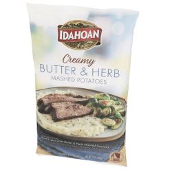Idahoan Foods Creamy Butter & Herb Mashed Potatoes, 32 Ounce, 8 Per Case | SKU: 625499 | UPC: 029700003425