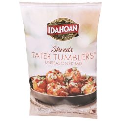 Idahoan Foods Shreds Unseasoned Tater Tumblers Mix, 32.9 Ounce, 4 Per Case | SKU: 759678 | UPC: 029700003937