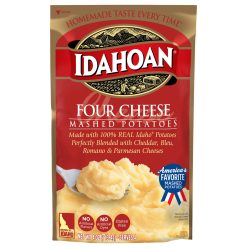 Idahoan Foods Four Cheese Mashed Potatoes, 4 Ounce, 12 Per Case | SKU: 608080 | UPC: 029700021450
