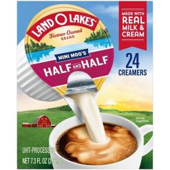Land O Lakes Mini Moo s Cream Half And Half Single Serve, 7.3 Fluid Ounce, 6 Per Case | SKU: 476796 | UPC: 034500631563