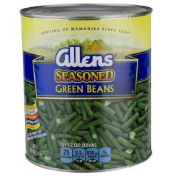 Allen Seasoned Green Beans, 106 Ounce, 6 Per Case | SKU: 639649 | UPC: 034700012230 | GTIN: 10034700012237
