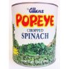 Allens Popeye Chopped Spinach, 99 Ounce, 6 Per Case | SKU: 639657 | UPC: 034700052137 | GTIN: 10034700052134