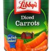 Libby s Low Sodium Diced Carrots, 105 Ounce, 6 Per Case | SKU: 711842 | UPC: 037100962235