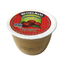 Musselmans Unsweetened Applesauce, 4.5 Ounce, 96 Per Case | SKU: 582718 | UPC: 037323118402