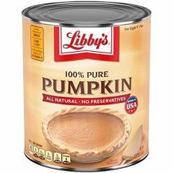 Libbys Pure Pumpkin, 6.62 Pounds, 6 Per Case | SKU: 345739 | UPC: 039000045162