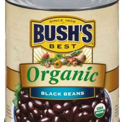 Bush s Best Organic Black Beans, 110 Ounces, 6 Per Case | SKU: 678937 | UPC: 039400018889