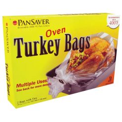Pansaver Oven Turkey Bags, 2 Count, 18 Per Case | SKU: 538489 | UPC: 658128432311