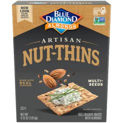 Blue Diamond Almonds Nut-Thins Crackers, Multi Seed, 4.25 Ounce, 12 Per Case | SKU: 637039 | UPC: 041570109106
