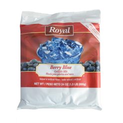 Royal Berry Blue Flavored Gelatin Mix, 24 Ounce, 12 Per Case | SKU: 533915