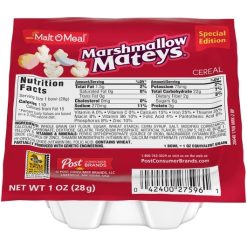Malt O Meal Marshmallow Mateys Cereal, 1 Ounce - 96 Per Case | SKU: 662909 | UPC: 042400275971