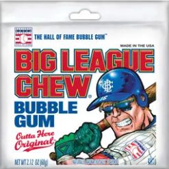 Big League Original Chew Bubble Gum,2.12 Ounce, 12 Per Pack, 9 Per Case | SKU: 533247 | UPC: 042897660004