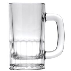 Anchor Hocking 14 Ounce Indiana Glass Classic Beer Mug, 24 Per Case | SKU: 489874 | UPC: 043289018144 | GTIN: 10043289018141