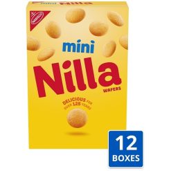 Nabisco Mini Nilla Wafer Cookies, 11 Ounce, 12 Per Case | SKU: 625486 | UPC: 044000027353