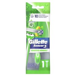 Gillette Sensor3 Sensitive Mens Disposable Razor, 36 Per Case | SKU: 771936 | UPC: 047400664975