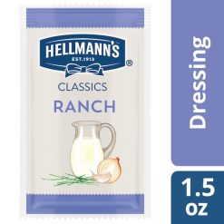 Hellmanns Classics Ranch Salad Dressing, 1.5 Ounce, 102 Per Case | SKU: 555117 | UPC: 048001198753