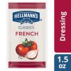 Hellmann s Classics French Salad Dressing Single Serve, 1.5 Ounce, 102 Per Case | SKU: 555665 | UPC: 048001198913