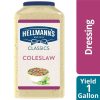 Hellmann s Creamy Coleslaw Dressing, 1 Gallon, 4 Per Case | SKU: 554666 | UPC: 048001203518